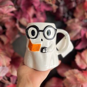 ✨NEW👻Sunday Morning Ghost with Book and Coffee Mug☕️